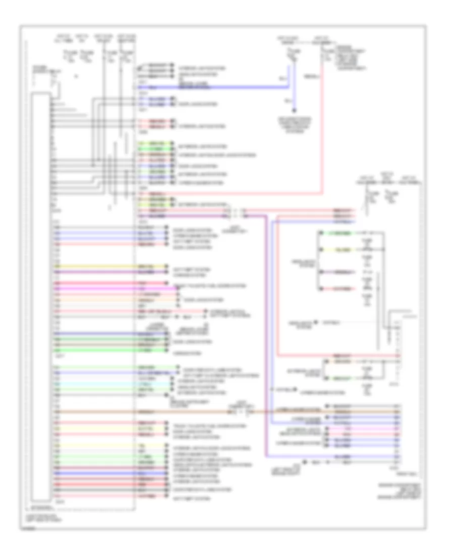 Body Control Modules Wiring Diagram for Mitsubishi Endeavor Limited 2005