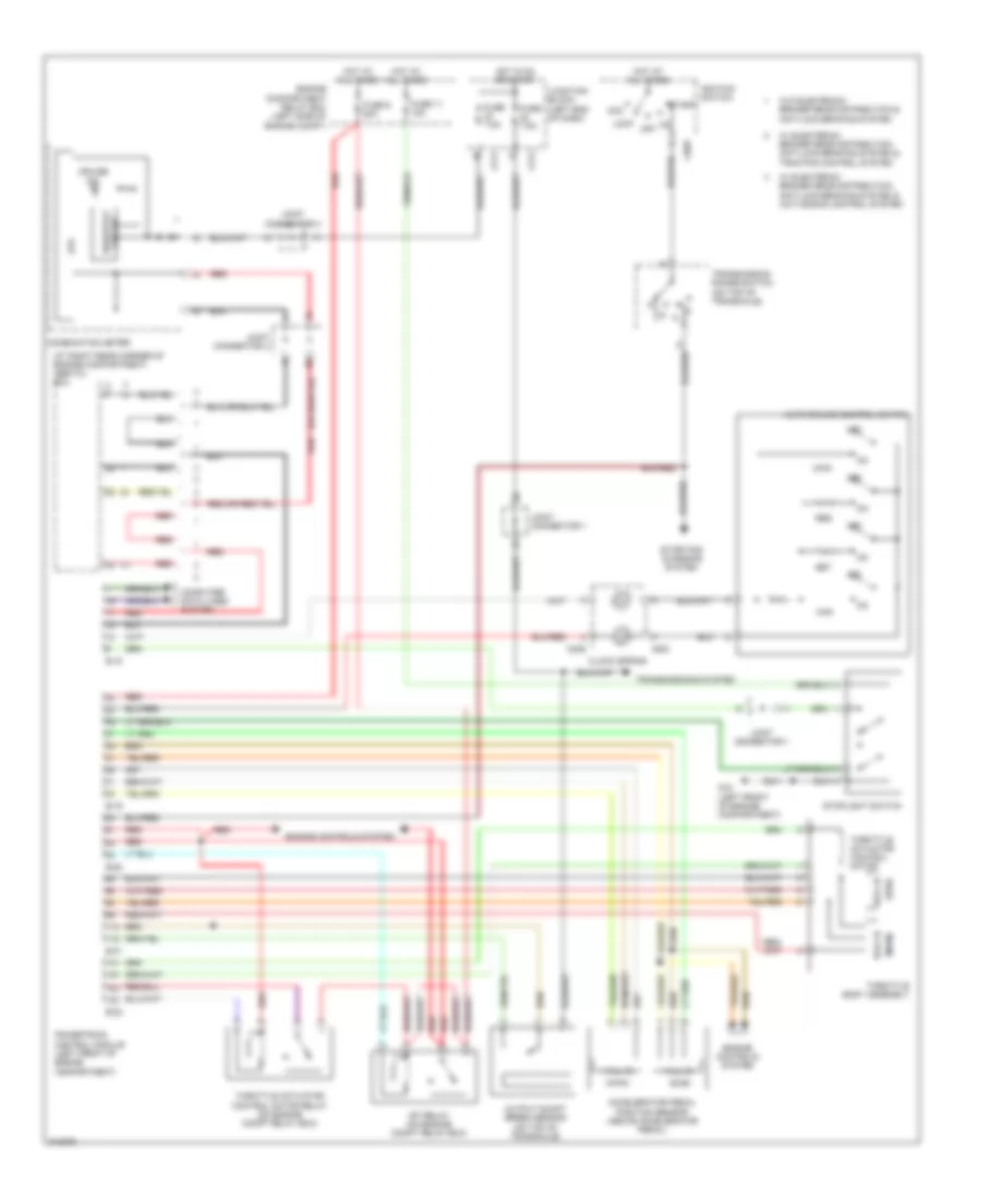 Cruise Control Wiring Diagram for Mitsubishi Endeavor Limited 2005