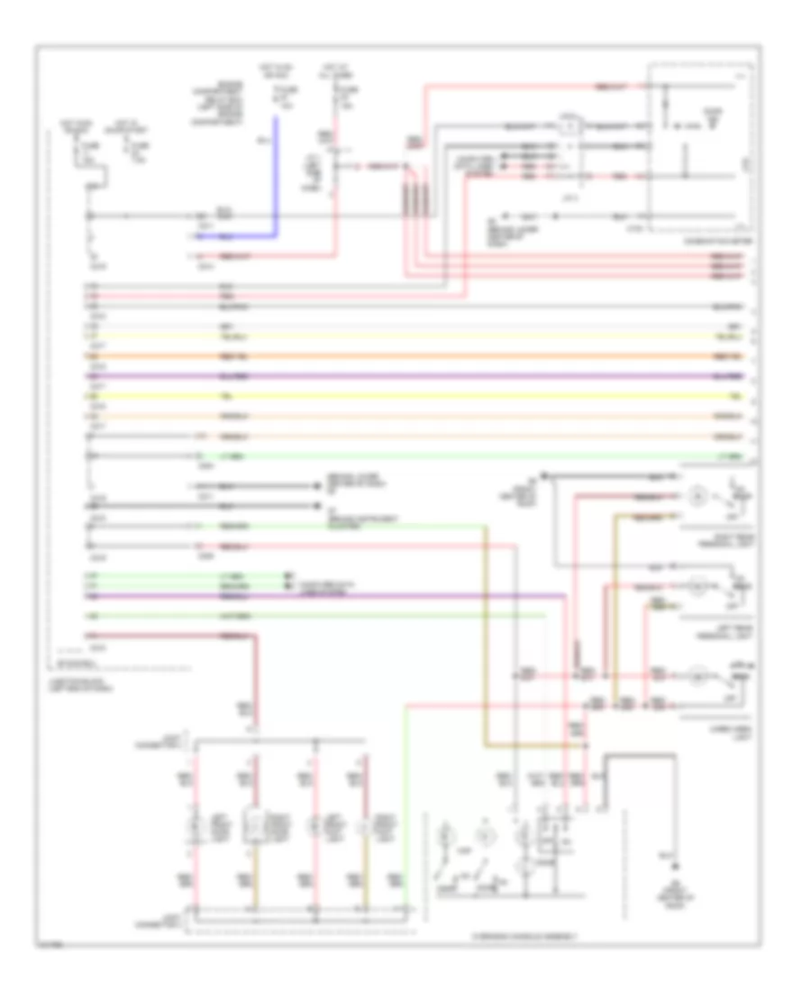 Courtesy Lamps Wiring Diagram 1 of 2 for Mitsubishi Endeavor Limited 2005