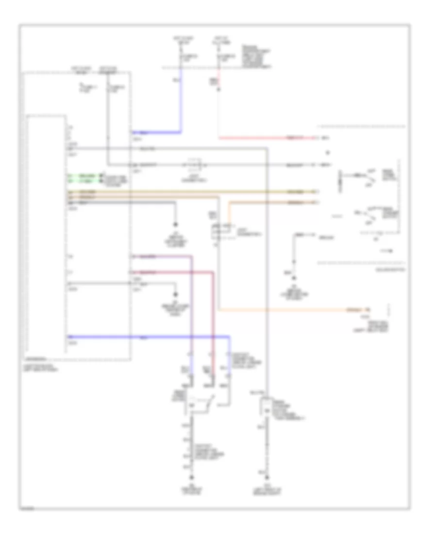 Rear WasherWiper Wiring Diagram for Mitsubishi Endeavor Limited 2005