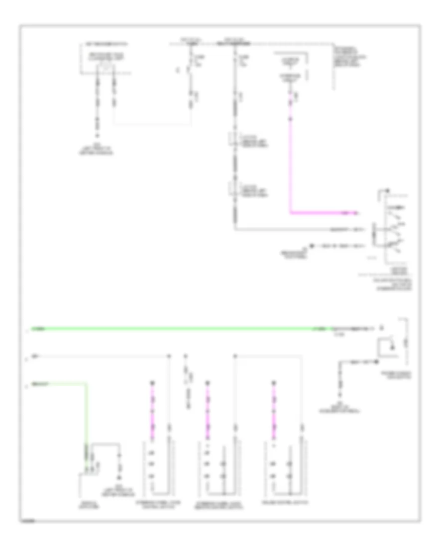 Instrument Illumination Wiring Diagram, Except Evolution (2 of 2) for Mitsubishi Lancer Evolution GSR 2013