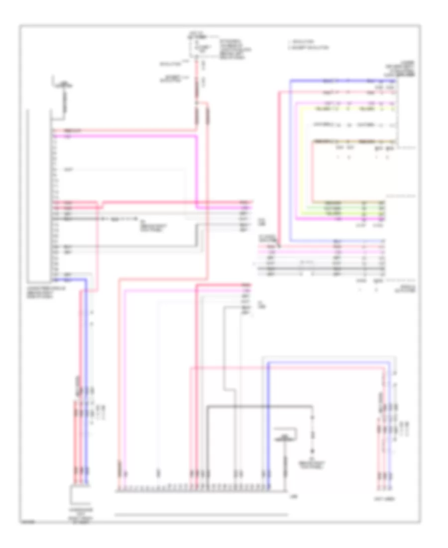 Hands Free Module Wiring Diagram, without Multi-Communication System for Mitsubishi Lancer Evolution GSR 2013