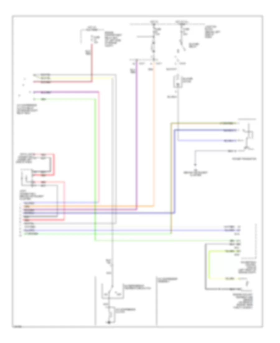 Automatic AC Wiring Diagram (2 of 2) for Mitsubishi Galant DE 2004