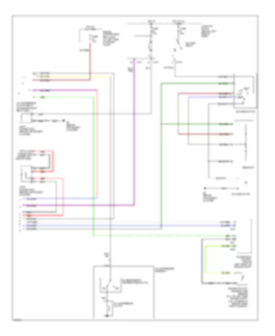 Manual A C Wiring Diagram Low Option 2 of 2 for Mitsubishi Galant DE 2004
