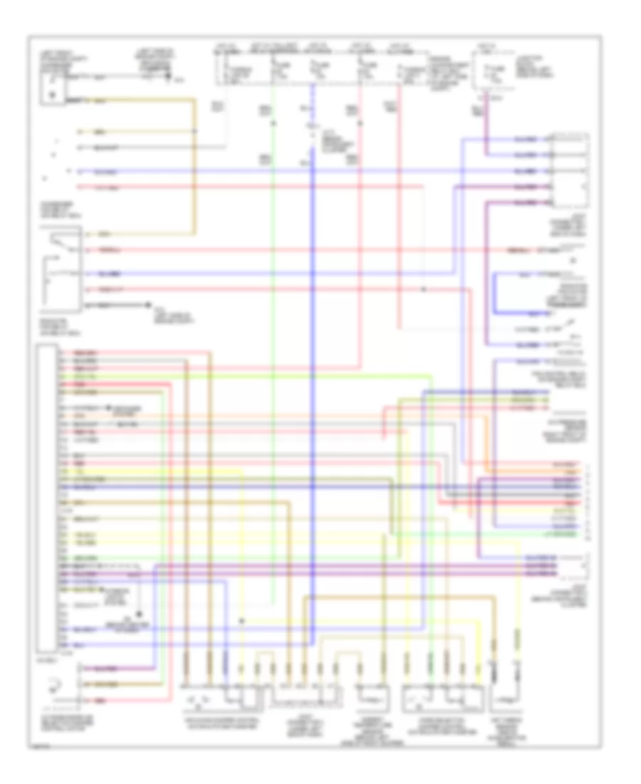 Manual AC Wiring Diagram, Middle Option (1 of 2) for Mitsubishi Galant DE 2004