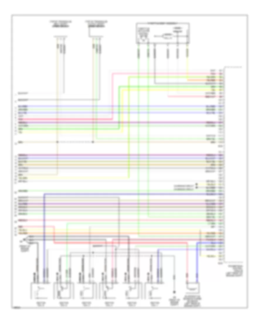 3.8L, Engine Performance Wiring Diagram (5 of 5) for Mitsubishi Galant DE 2004