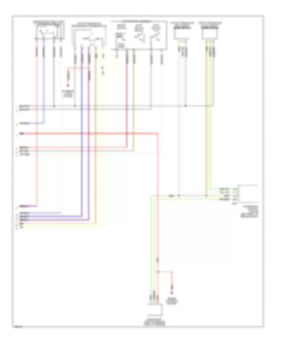 3.8L, Transmission Wiring Diagram (4 of 4) for Mitsubishi Galant DE 2004