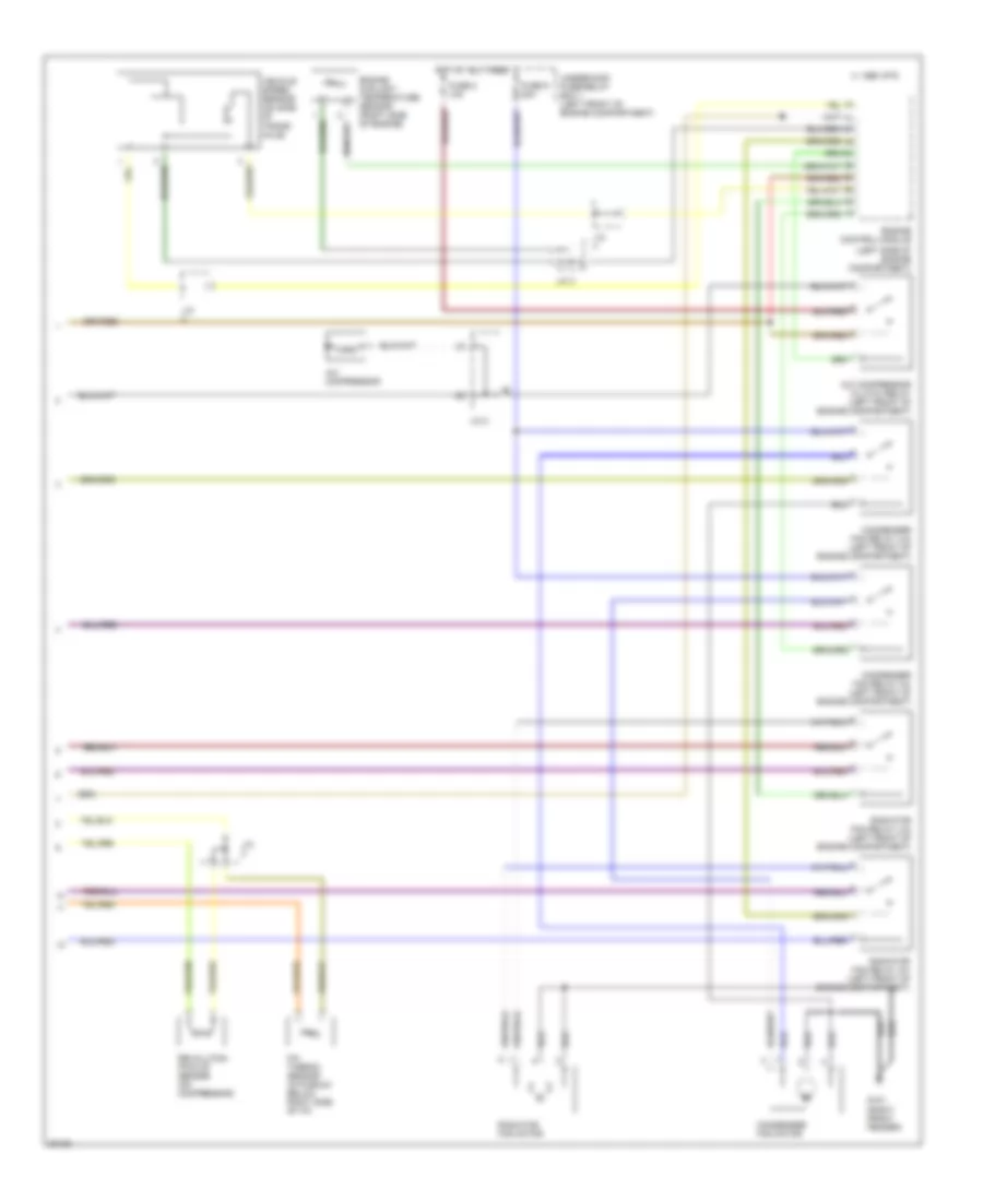 2.0L, AC Wiring Diagram, MT (2 of 2) for Mitsubishi Eclipse GS-T 1997