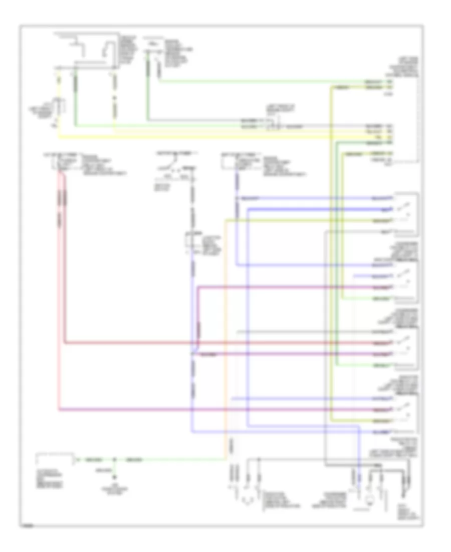 2.0L, Cooling Fan Wiring Diagram, MT for Mitsubishi Eclipse GS-T 1997