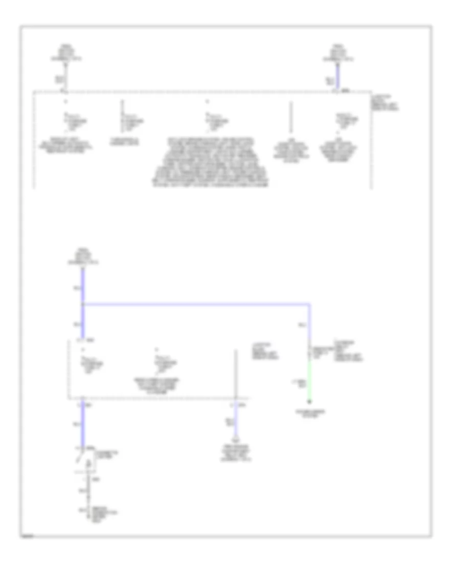 2.0L, Power Distribution Wiring Diagram (2 of 2) for Mitsubishi Eclipse GS-T 1997
