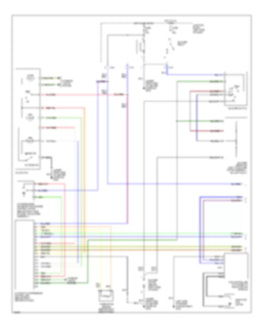 2 4L Manual A C Wiring Diagram 1 of 2 for Mitsubishi Galant LS 2000