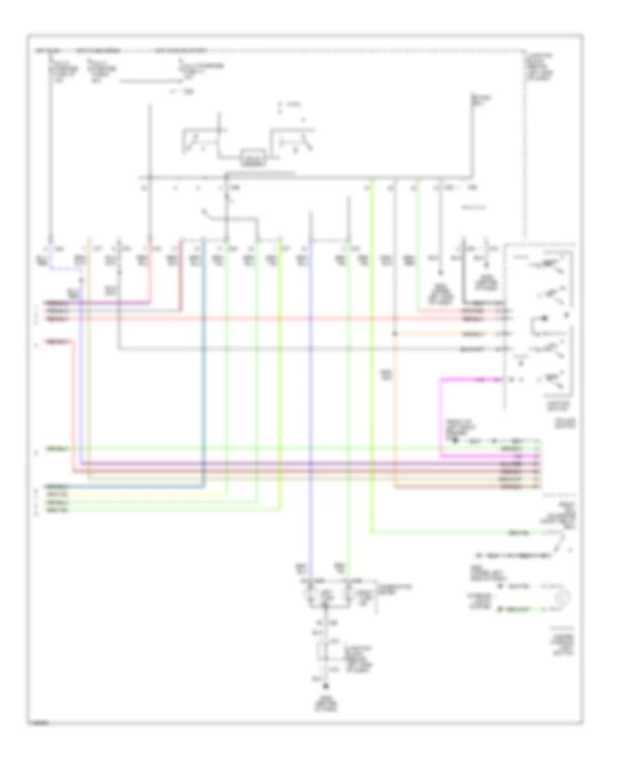 Exterior Lamps Wiring Diagram (2 of 2) for Mitsubishi Galant LS 2000