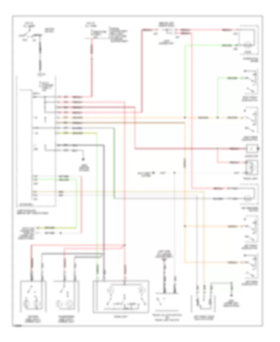 Courtesy Lamps Wiring Diagram for Mitsubishi Galant LS 2000