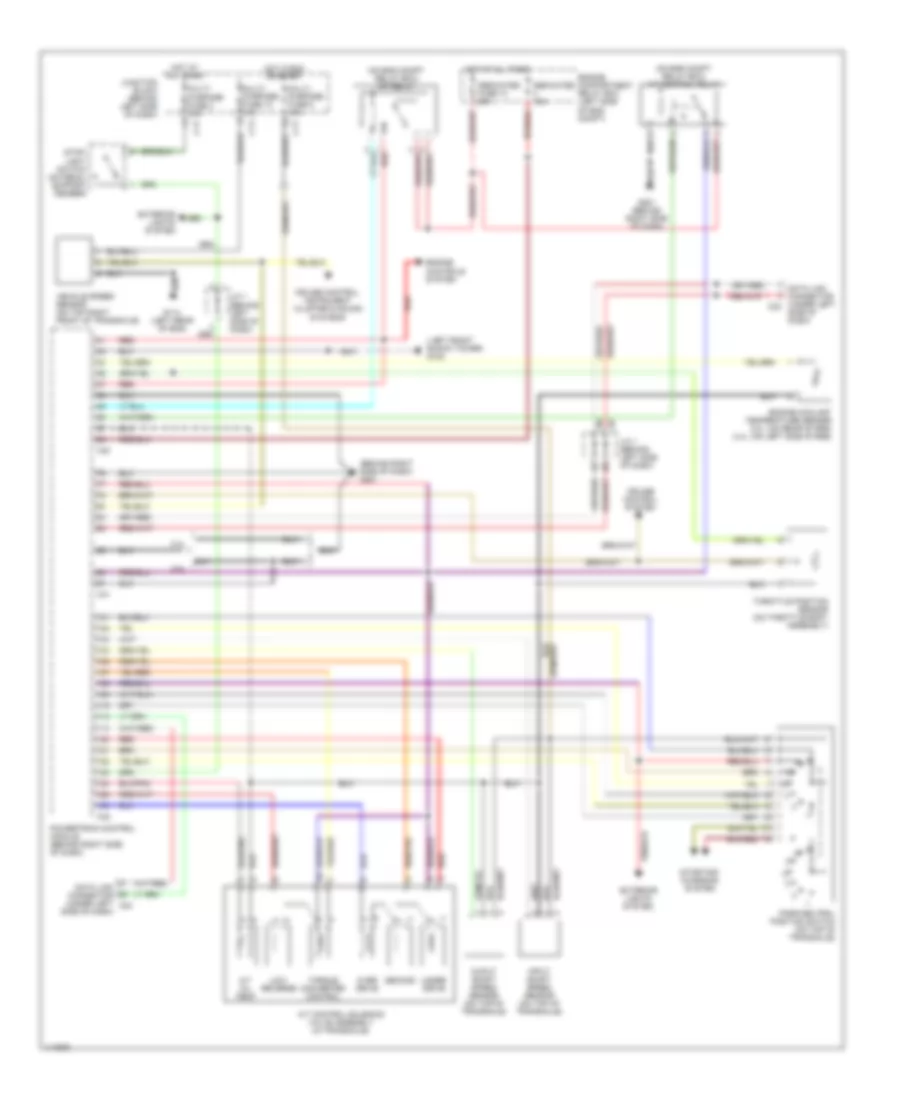 AT Wiring Diagram for Mitsubishi Galant LS 2000