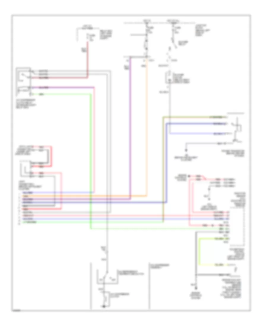 Automatic A C Wiring Diagram 2 of 2 for Mitsubishi Galant ES 2009