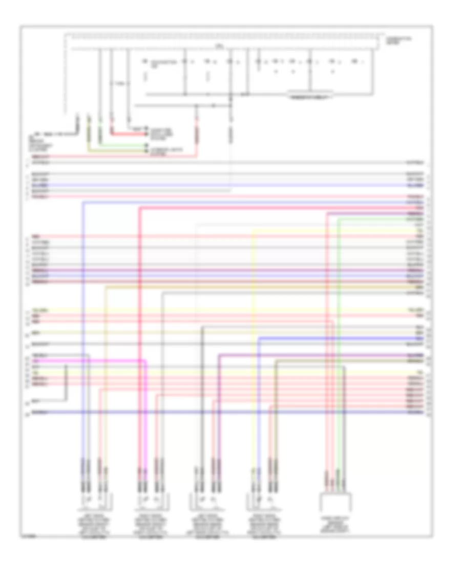 3.8L, Engine Performance Wiring Diagram (3 of 5) for Mitsubishi Galant Ralliart 2009