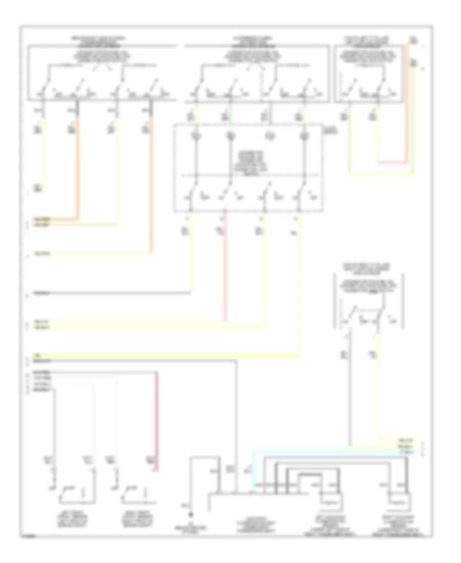 Supplemental Restraints Wiring Diagram 2 of 3 for Mitsubishi Galant Ralliart 2009