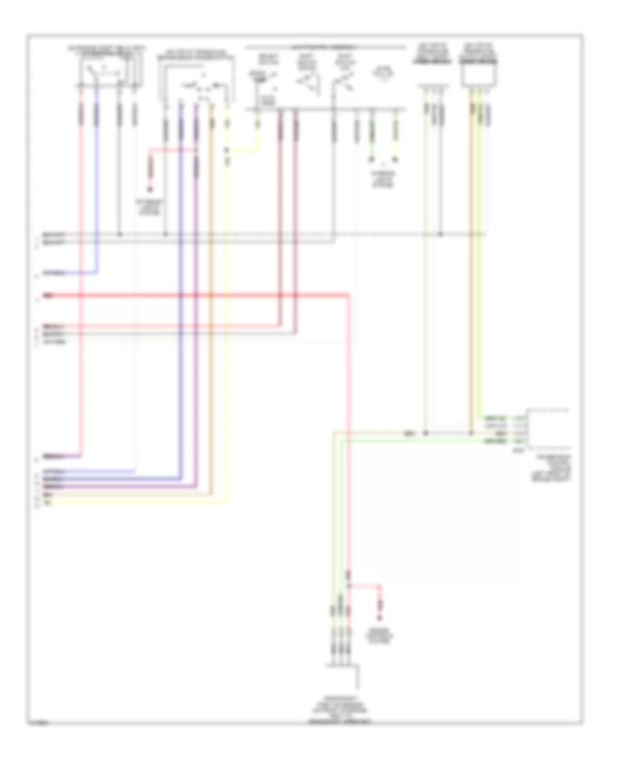 3.8L, Transmission Wiring Diagram (4 of 4) for Mitsubishi Galant Ralliart 2009