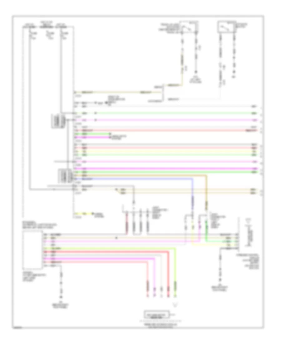 Forced Entry Wiring Diagram, Except Evolution (1 of 2) for Mitsubishi Lancer DE 2013