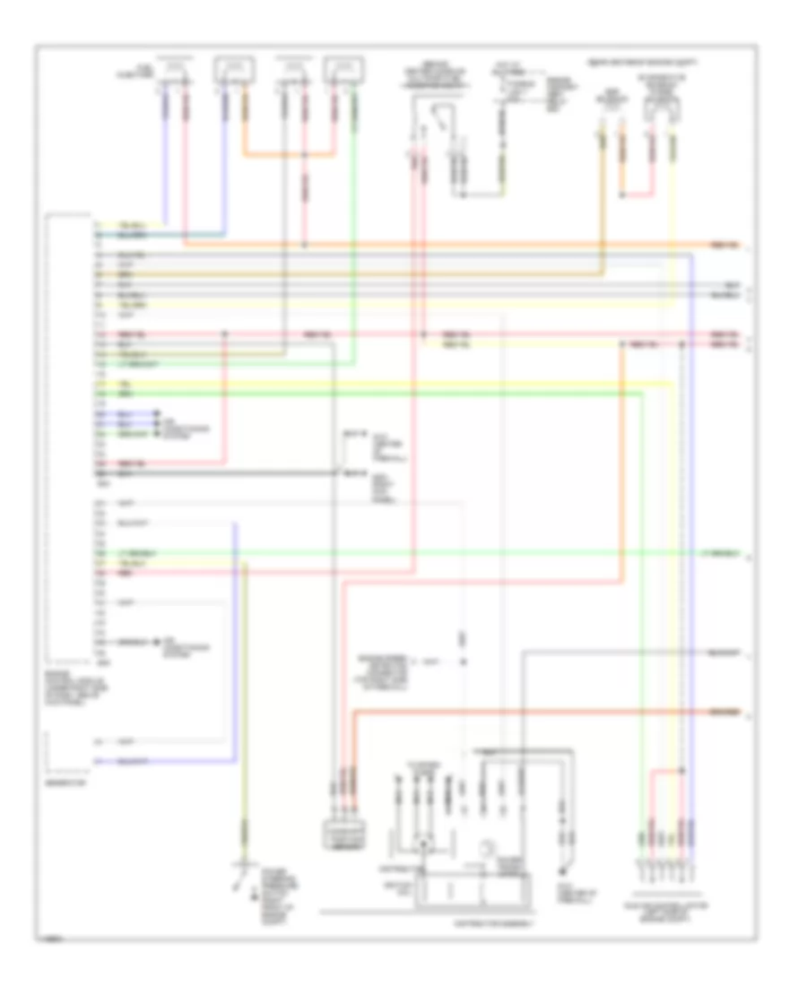 1 5L Engine Performance Wiring Diagrams 1 of 3 for Mitsubishi Mirage DE 2000