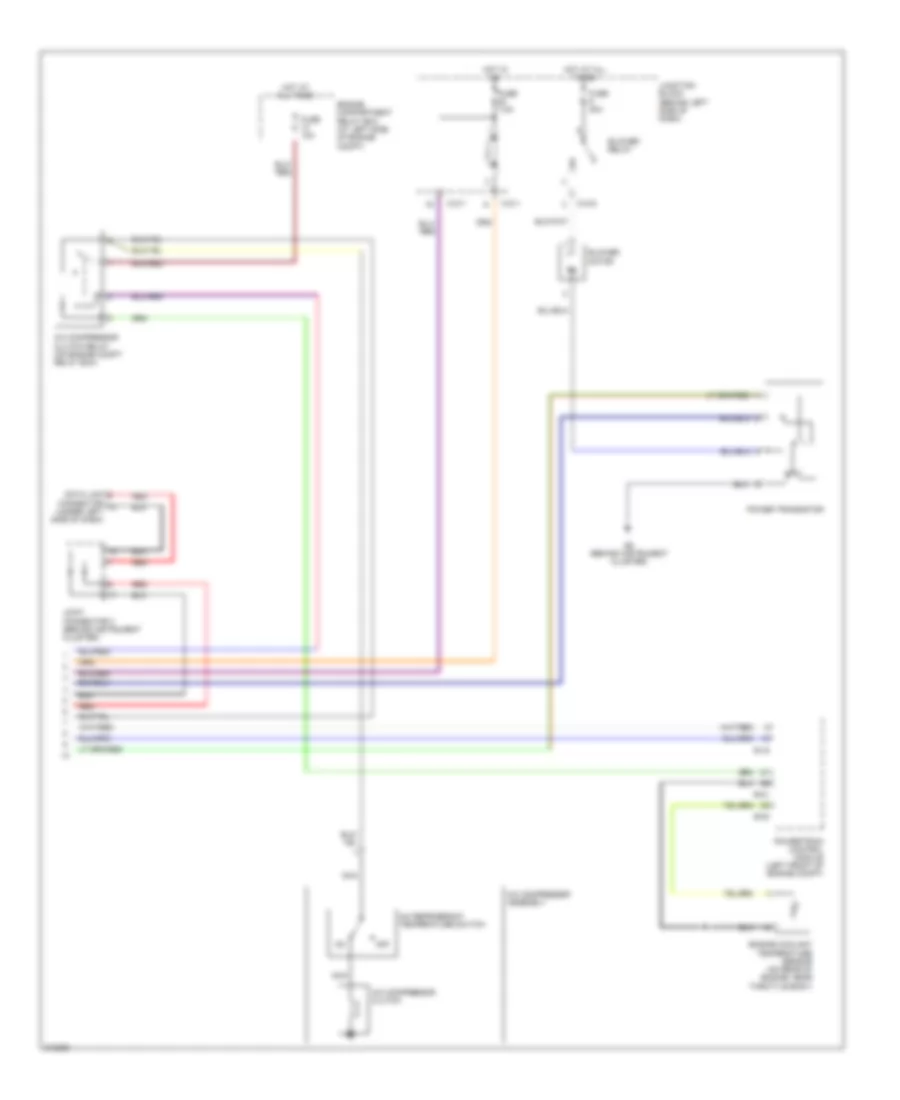 Automatic AC Wiring Diagram (2 of 2) for Mitsubishi Galant DE 2005
