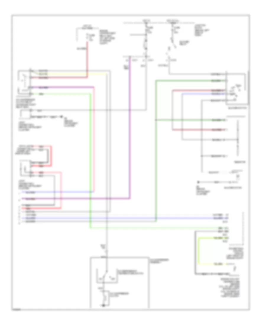 Manual A C Wiring Diagram Low Option 2 of 2 for Mitsubishi Galant DE 2005