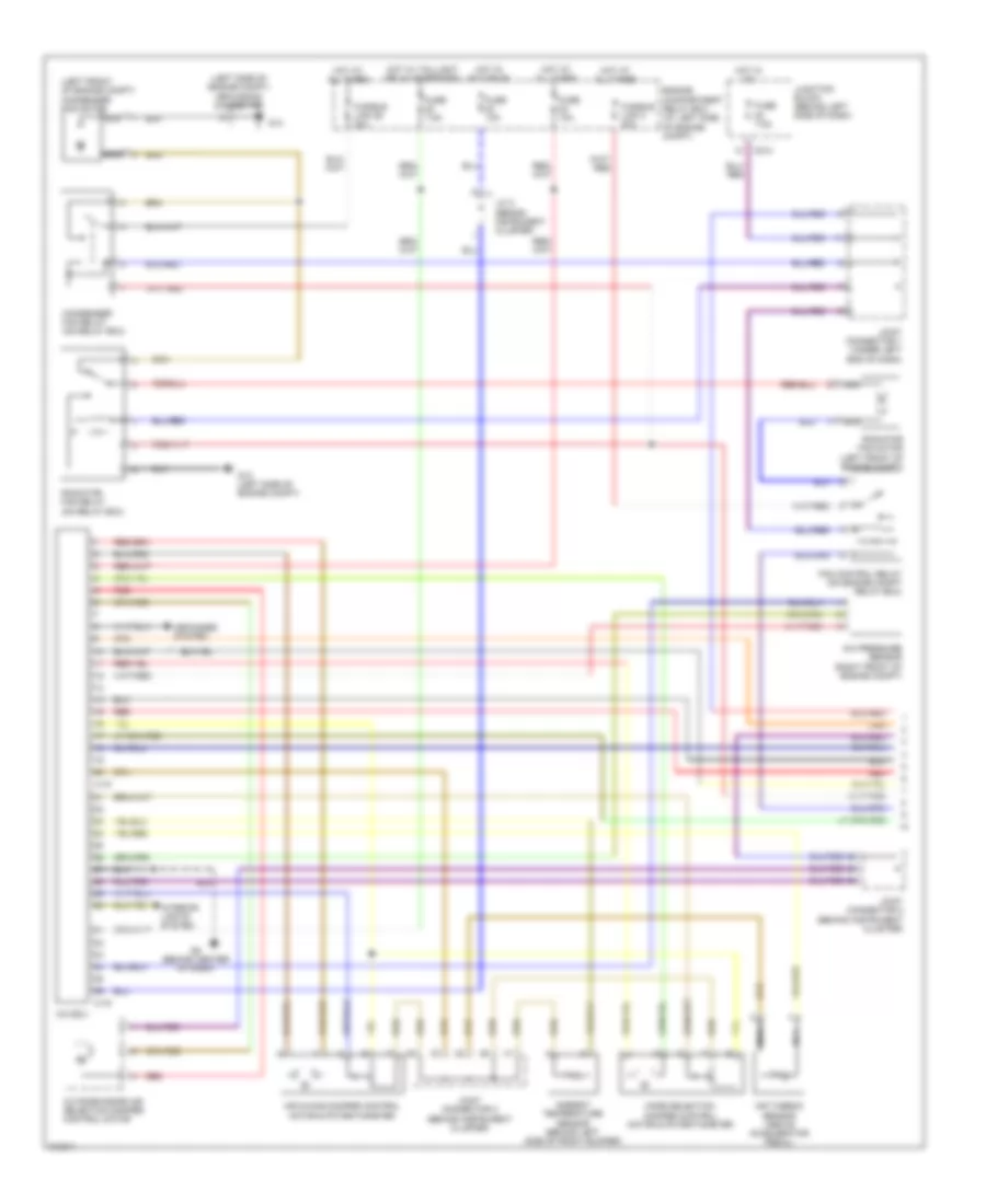 Manual AC Wiring Diagram, Middle Option (1 of 2) for Mitsubishi Galant DE 2005