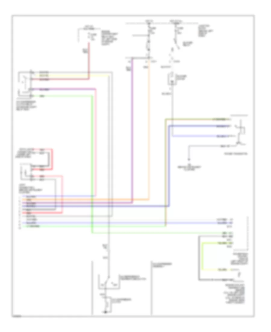 Manual AC Wiring Diagram, Middle Option (2 of 2) for Mitsubishi Galant DE 2005