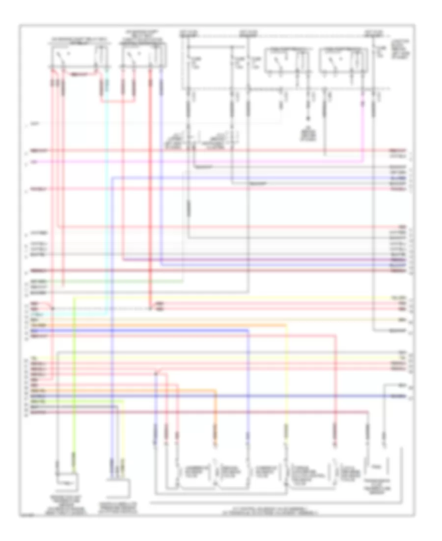 3.8L, Engine Performance Wiring Diagram (2 of 5) for Mitsubishi Galant DE 2005