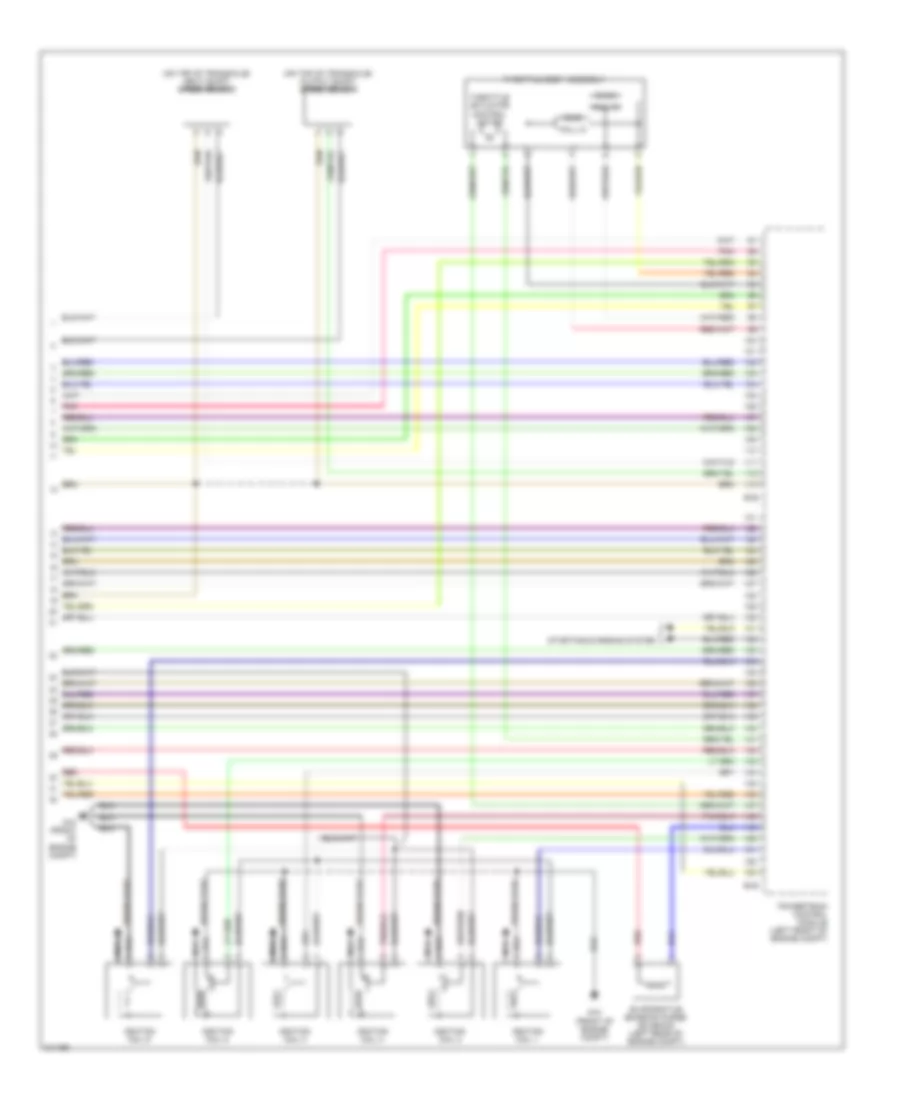 3.8L, Engine Performance Wiring Diagram (5 of 5) for Mitsubishi Galant DE 2005