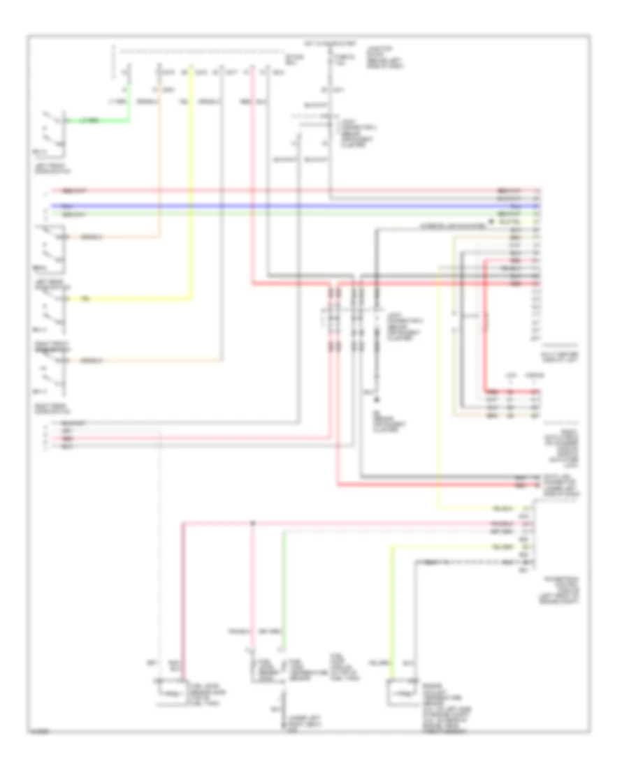 Instrument Cluster Wiring Diagram 2 of 2 for Mitsubishi Galant DE 2005