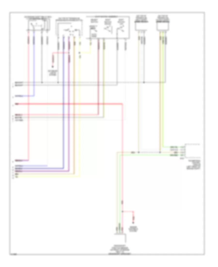 3.8L, Transmission Wiring Diagram (4 of 4) for Mitsubishi Galant DE 2005