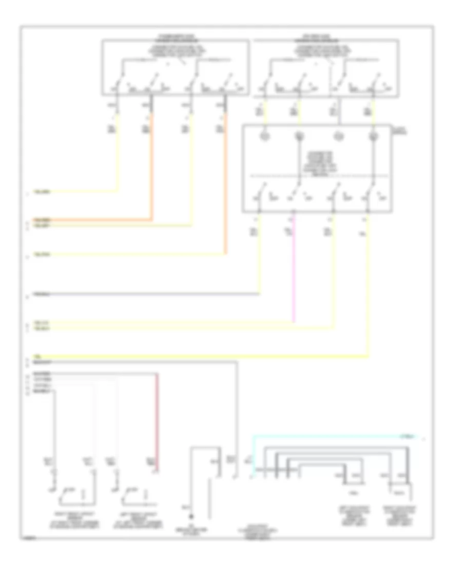 Supplemental Restraints Wiring Diagram (2 of 3) for Mitsubishi Galant GTS 2004