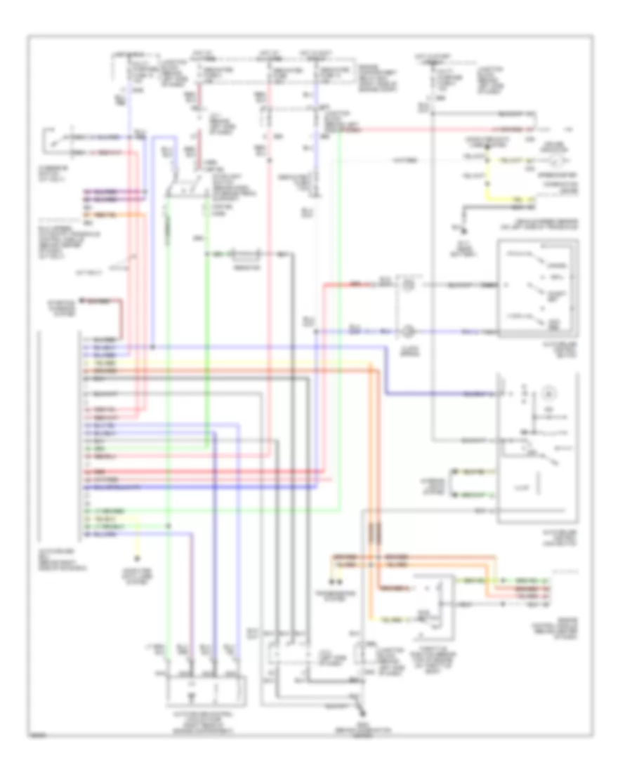 2.4L, Cruise Control Wiring Diagram for Mitsubishi Eclipse RS 1997