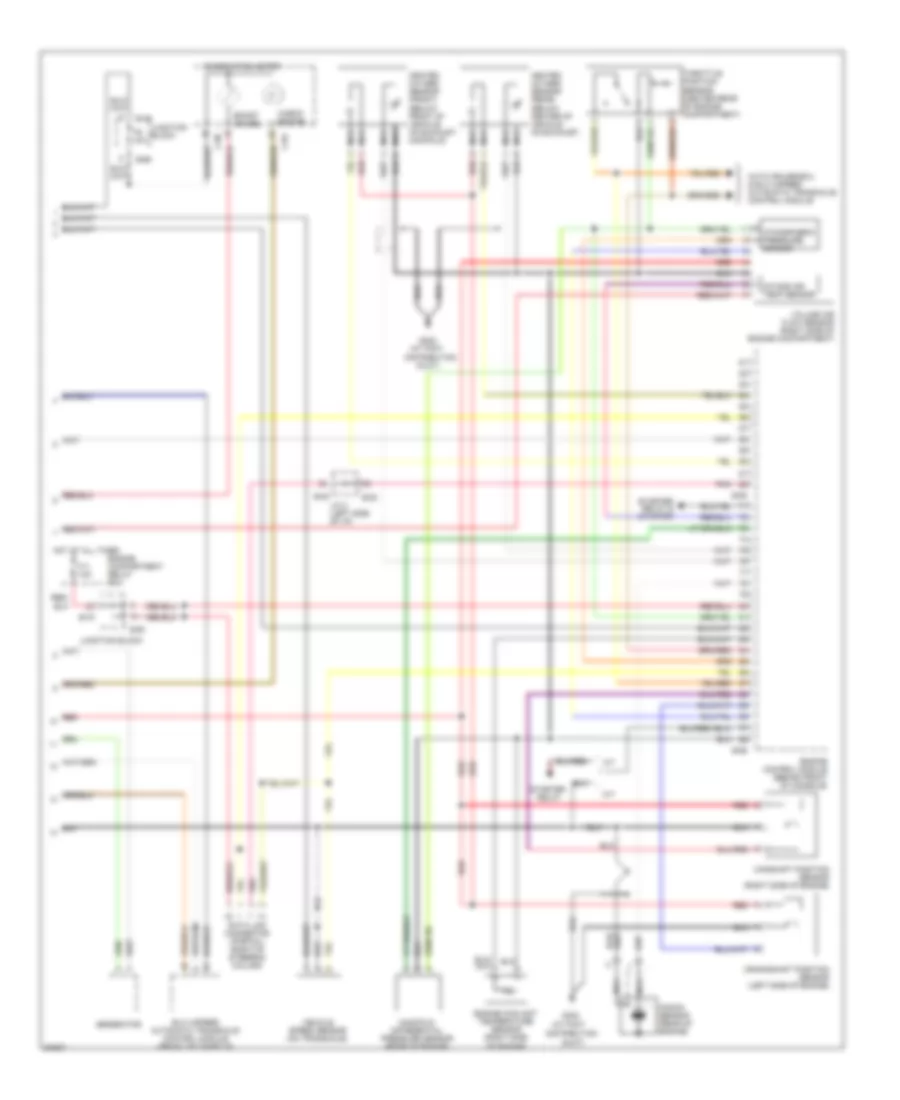 2.0L Turbo, Engine Performance Wiring Diagrams (2 of 2) for Mitsubishi Eclipse RS 1997