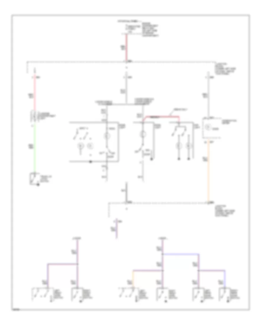 Courtesy Lamps Wiring Diagram for Mitsubishi Mirage LS 2000