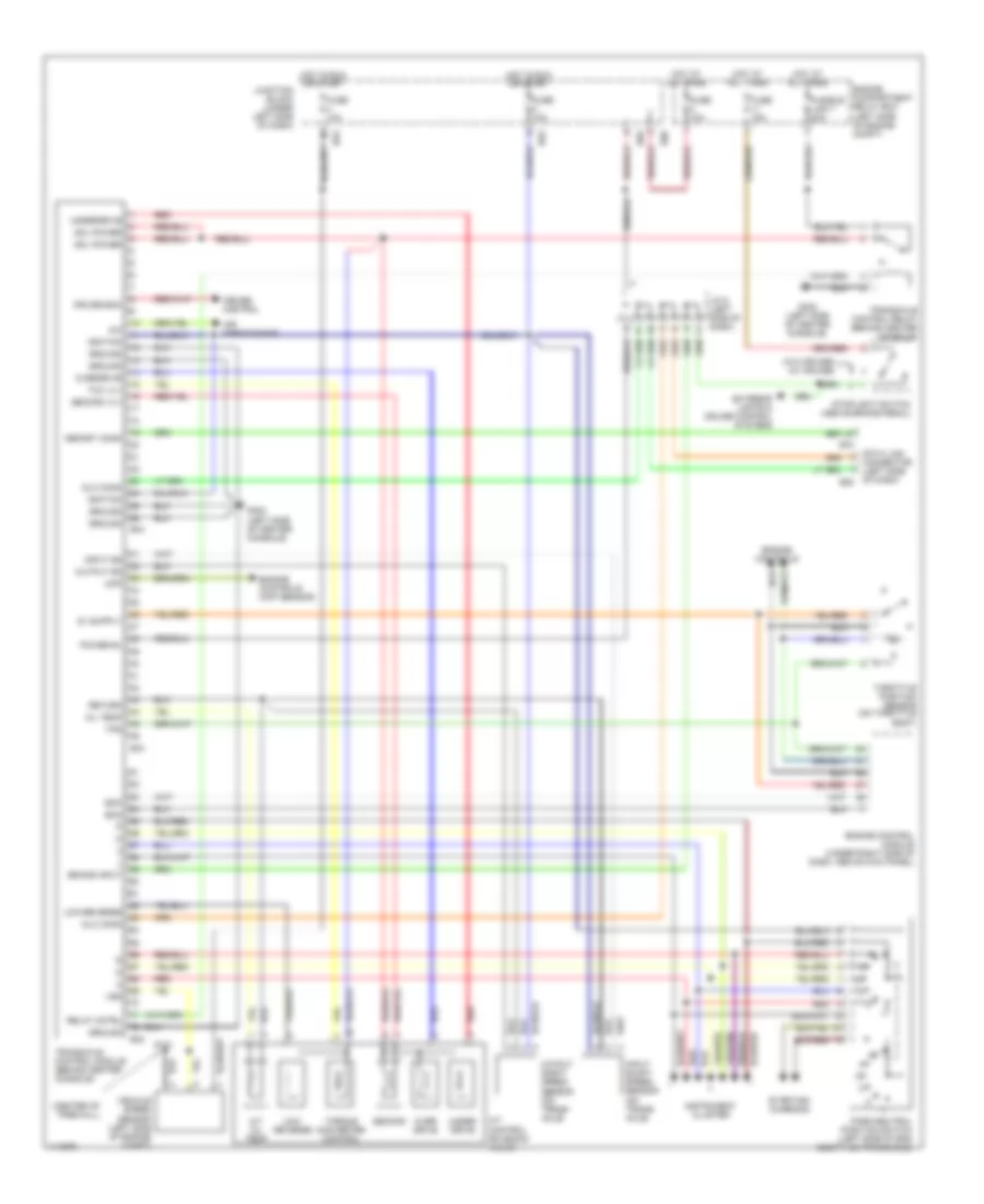 A T Wiring Diagram for Mitsubishi Mirage LS 2000