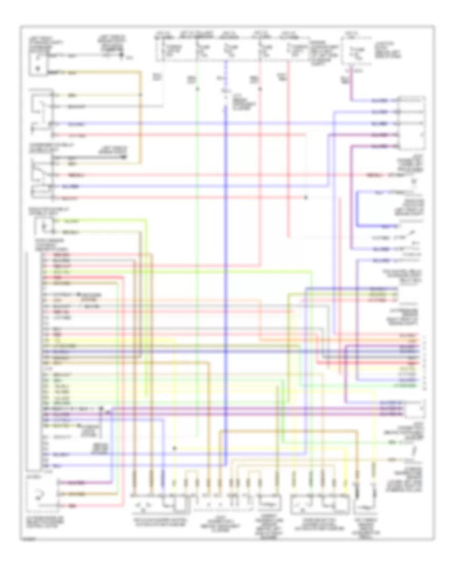 Automatic A C Wiring Diagram 1 of 2 for Mitsubishi Galant ES 2005