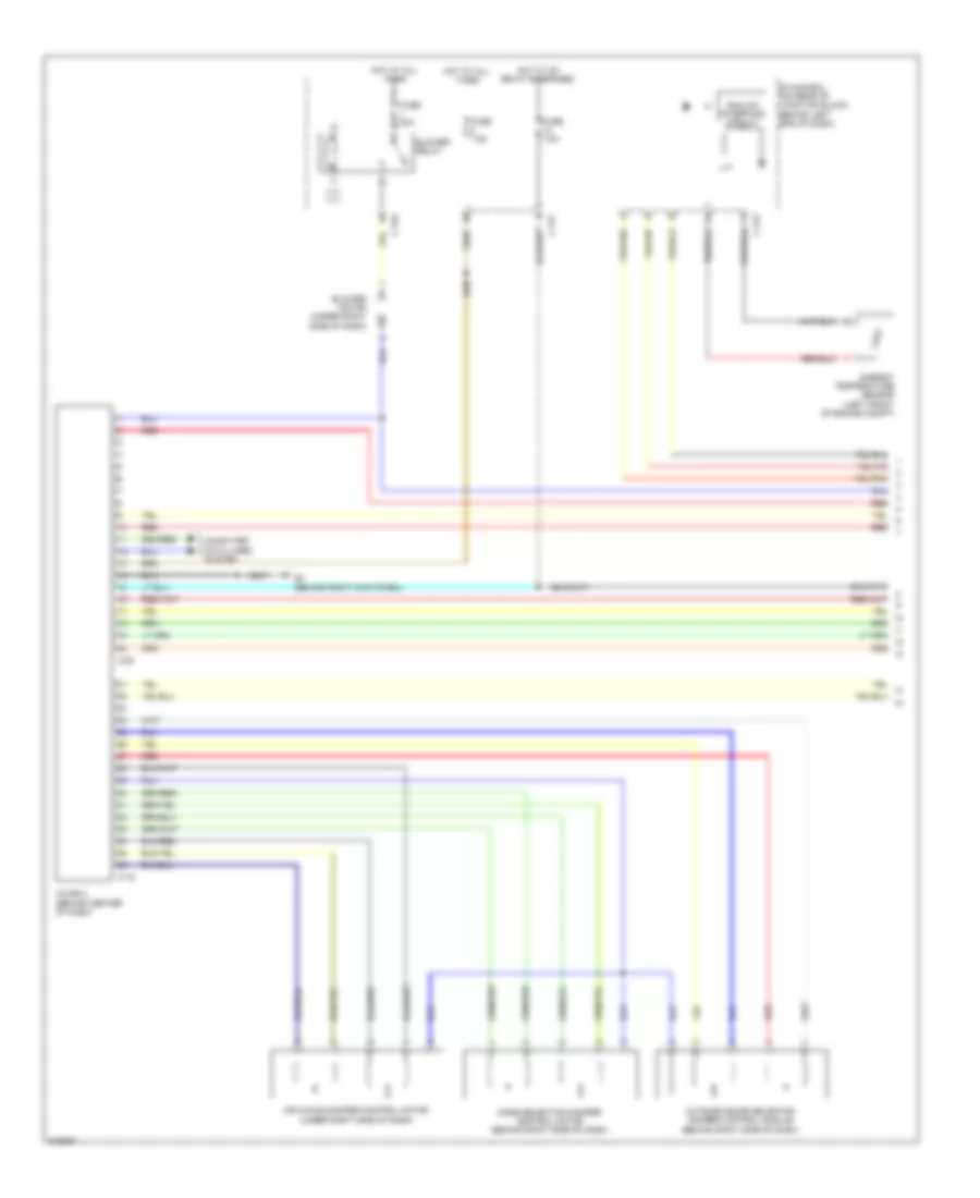 2.0L, Automatic AC Wiring Diagram (1 of 3) for Mitsubishi Lancer DE 2009