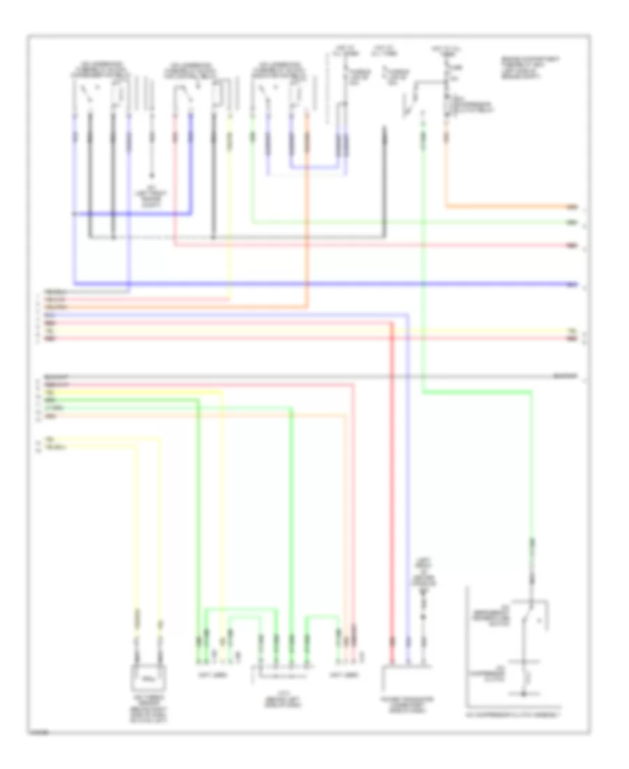 2.0L, Manual AC Wiring Diagram (2 of 3) for Mitsubishi Lancer DE 2009