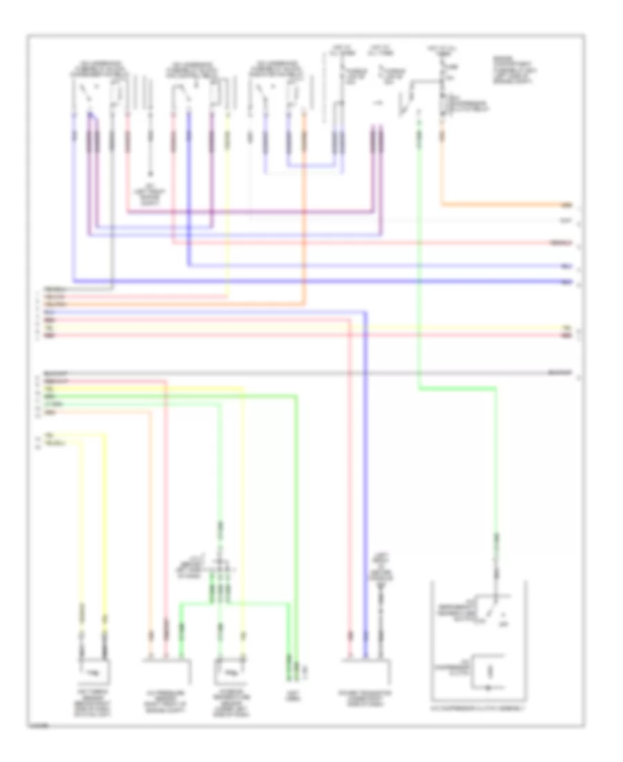 2.0L Turbo, Automatic AC Wiring Diagram (2 of 3) for Mitsubishi Lancer DE 2009