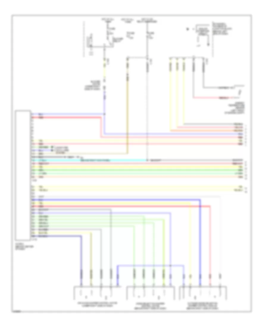 2.4L, Automatic AC Wiring Diagram (1 of 3) for Mitsubishi Lancer DE 2009