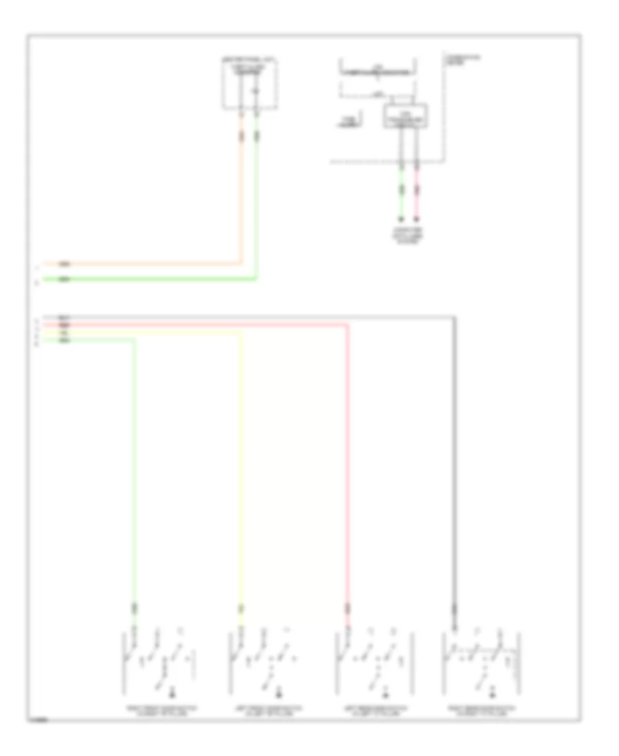 Forced Entry Wiring Diagram 2 of 2 for Mitsubishi Lancer DE 2009