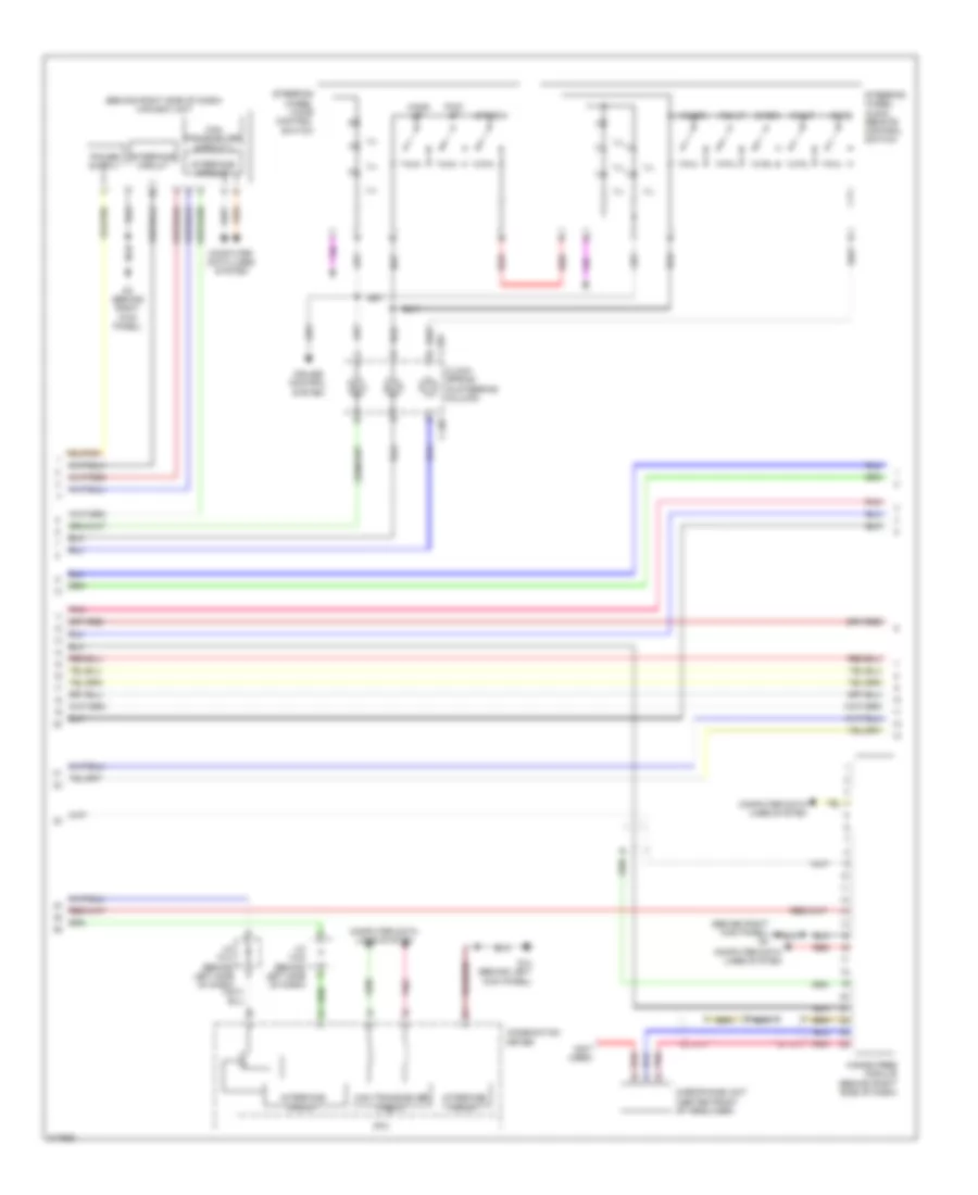 Navigation Wiring Diagram, with Multi-Communication System without Amplifier (2 of 3) for Mitsubishi Lancer DE 2009