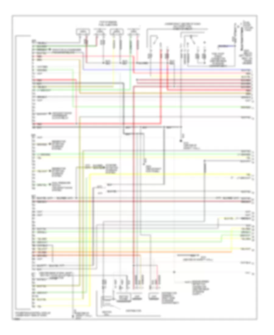 1 5L Engine Performance Wiring Diagrams California 1 of 2 for Mitsubishi Mirage S 1995