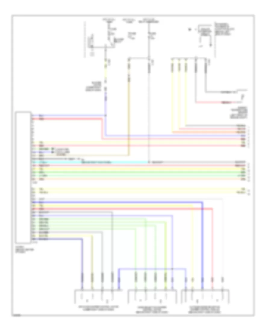 2.0L Turbo, Automatic AC Wiring Diagram (1 of 3) for Mitsubishi Lancer ES 2009