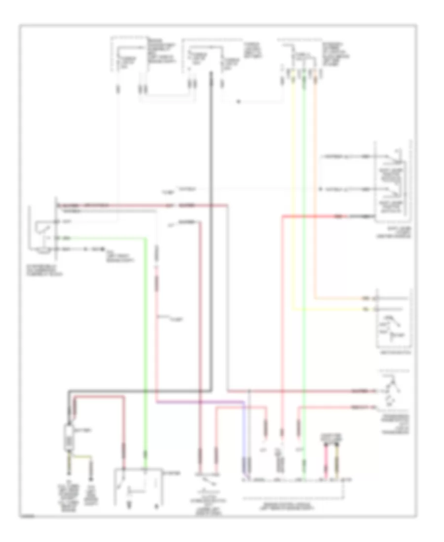 Starting Wiring Diagram for Mitsubishi Lancer ES 2009