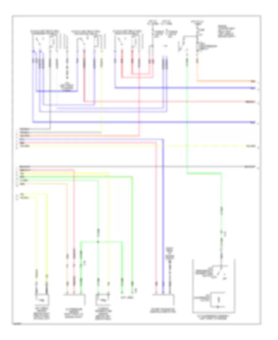 3.0L, Automatic AC Wiring Diagram (2 of 3) for Mitsubishi Outlander ES 2013