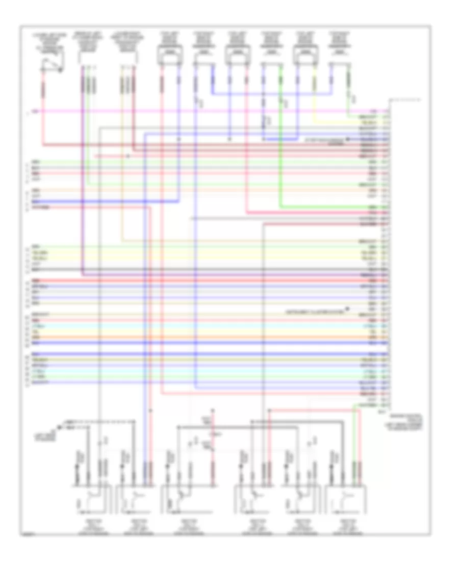 3.0L, Engine Performance Wiring Diagram (4 of 4) for Mitsubishi Outlander ES 2013