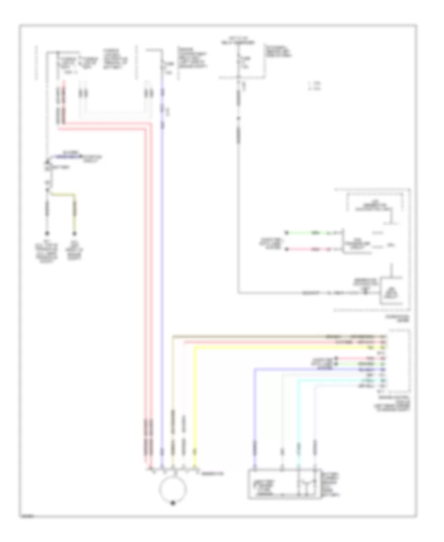 Charging Wiring Diagram for Mitsubishi Outlander ES 2013